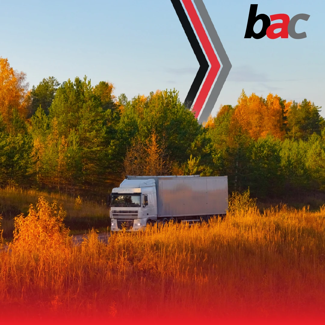 BAC Logistics truck crossing Southern African border post with secure cargo